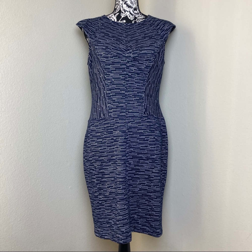 Ann Taylor Blue Sheath / Shift Dress Size 10